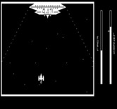Astro Attacker for Exidy Sorcerer - Another docking sequence at the end of the level.