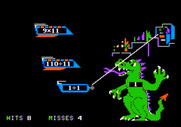 Dragon Mix for Apple II - The last building is destroyed...