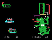 Dragon Mix for TI-99/4A - One building has been destroyed...