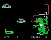 Dragon Mix for TI-99/4A - I need to answer quickly before that last building is destroyed!