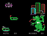 Dragon Mix for TI-99/4A - Game start.