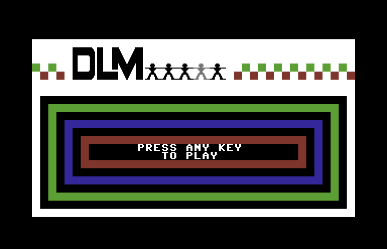 Dragon Mix Commodore 64 Screenshot: Press a key to begin!