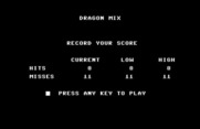 Dragon Mix for Commodore 64 - Game over.