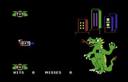 Dragon Mix for Commodore 64 - Game start.