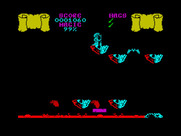 Cauldron for ZX Spectrum - Don't fall off the platforms!