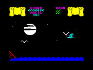 Cauldron for ZX Spectrum - Flying over the sea...
