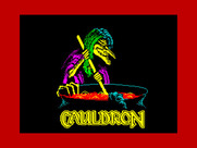 Cauldron for ZX Spectrum - Loading screen.