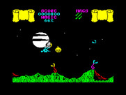 Cauldron for ZX Spectrum - Smack! I was hit by a jack-o-lantern!