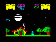 Cauldron for ZX Spectrum - Game start.