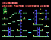 Chuckie Egg for Tatung Einstein - Level 04; climbing up a ladder...