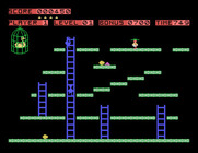 Chuckie Egg for Tatung Einstein - Only a few items left to collect before the first level is complete!