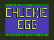 Chuckie Egg for Dragon 32/64 - Loading screen.