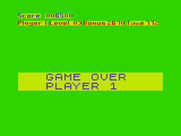 Chuckie Egg for Dragon 32/64 - Game over.