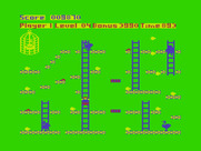 Chuckie Egg for Dragon 32/64 - Level 04; climbing up the ladder...