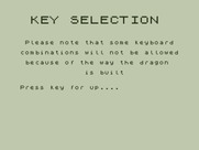 Chuckie Egg for Dragon 32/64 - You can optionally customize the keyboard controls...