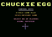 Chuckie Egg for Atari 8-bit - How many players?