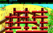 Chuckie Egg for IBM PC/Compatibles - Start of level 2.