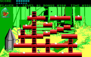 Chuckie Egg for IBM PC/Compatibles - Game start.