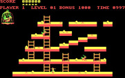 Chuckie Egg for IBM PC/Compatibles - Game start.