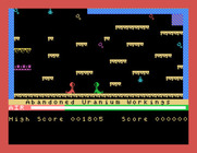 Manic Miner for Tatung Einstein - Game demo; The Abandoned Uranium Workings.