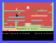 Manic Miner for Tatung Einstein - Game demo; Eugene's Lair.