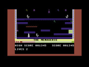 Manic Miner for Commodore 16 & Plus/4 - Start of level 3, "The Menagerie"...