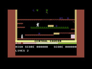 Manic Miner for Commodore 16 & Plus/4 - Game start.