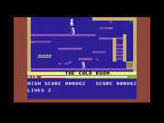 Manic Miner for Commodore 16 & Plus/4 - Jumping over a penguin...