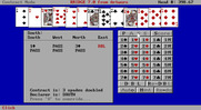 Bridge 7.0 for IBM PC/Compatibles - A game in progress.