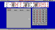 Bridge 7.0 for IBM PC/Compatibles - Game start.