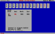 Bridge 7.0 for IBM PC/Compatibles - A game in progress.