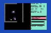Dunjonquest: Temple of Apshai for Commodore 64 - A mosquito appears, be careful!