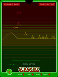 Scramble for Vectrex - Game start.