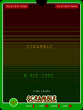 Scramble for Vectrex - Starting screen.