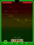 Scramble for Vectrex - Shooting the enemy missiles.