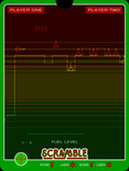 Scramble for Vectrex - Some areas leave little room to navigate.