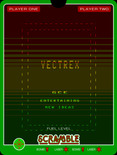 Scramble for Vectrex - Vectrex starting screen.