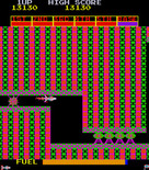 Scramble for Arcade - The narrow path makes this section tough.