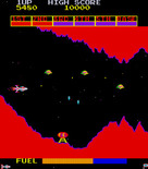 Scramble for Arcade - Alien saucers appear...