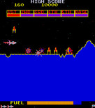 Scramble for Arcade - Blasting enemy missiles...