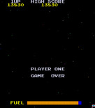 Scramble for Arcade - Game over.