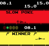 Drag Race for Arcade - Player one is a slow poke, player two wins!