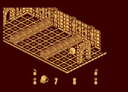 Head Over Heels for Atari 8-bit - With careful timing you can jump over these obstacles...