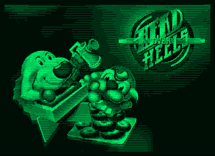 Head Over Heels Amstrad PCW Screenshot: Loading screen.