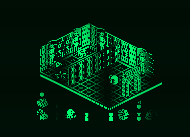 Head Over Heels Amstrad PCW Screenshot: Another dead end!
