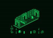 Head Over Heels for Amstrad PCW - Wandering down a hallway...