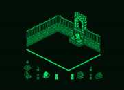 Head Over Heels for Amstrad PCW - No floor here! This will drop me down to another level...
