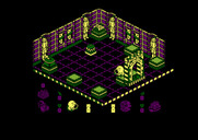 Head Over Heels for Amstrad CPC - Jump from platform to platform in this room...