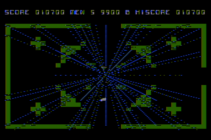 Marauder Atari 8-bit Screenshot: Mission success!