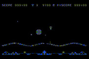Marauder for Atari 8-bit - Blasting opponents...